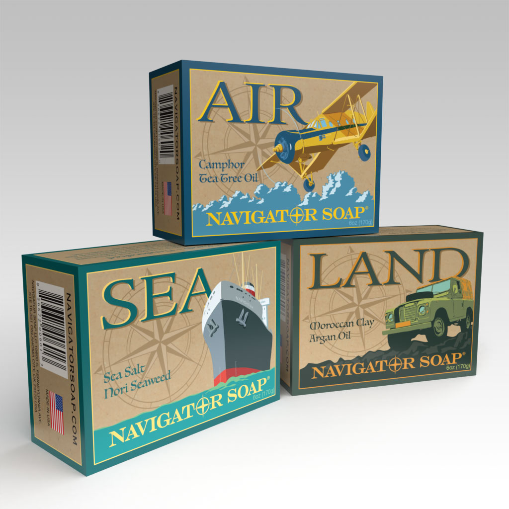 Allied Soap and Razor Transport Soap Boxes