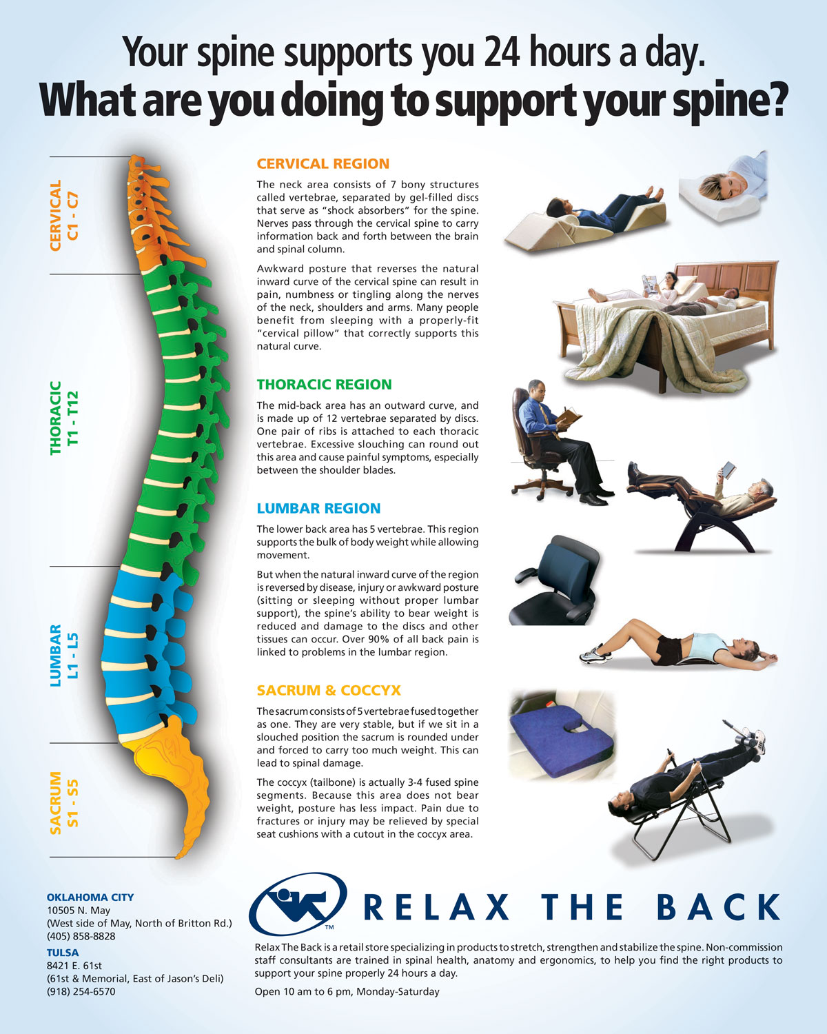 Relax the Back spine poster