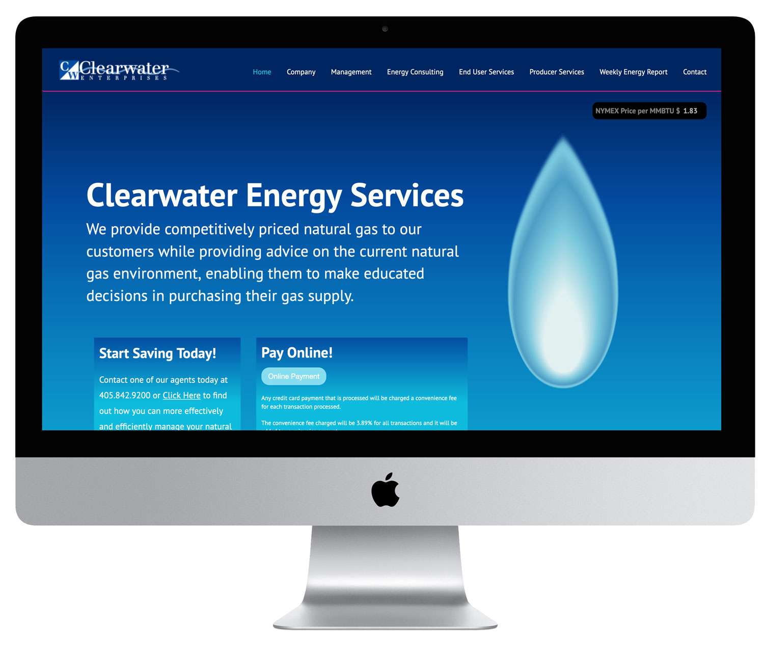 Clearwater Energy Services website