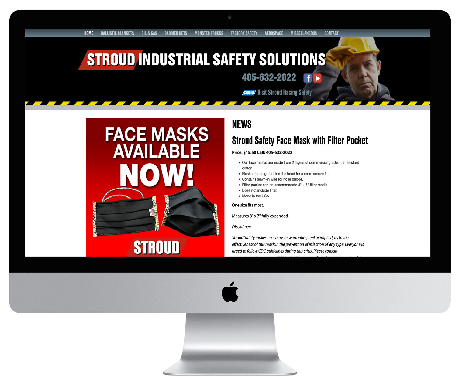 Stroud Industrial Safety Solutions website