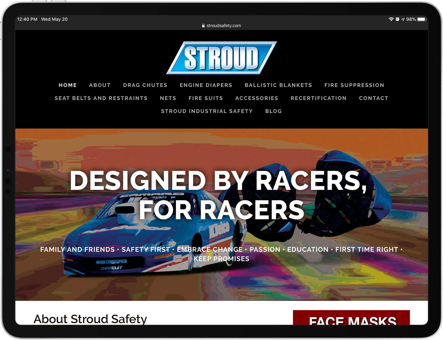 Stroud Safety website